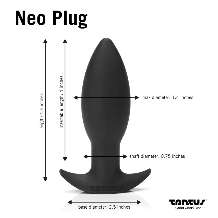 Tantus Neo Silicone Plug - XOXTOYS