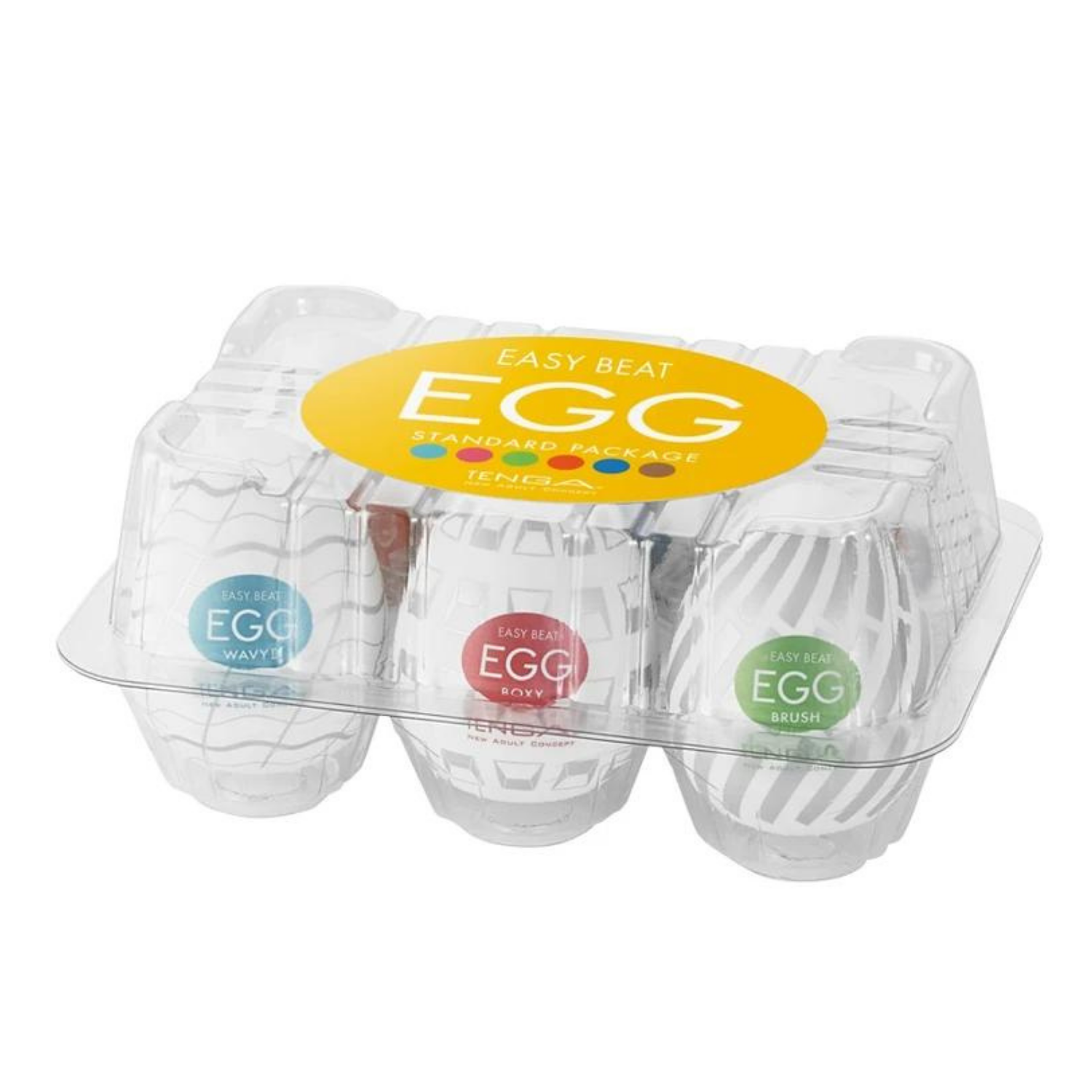Tenga Egg Standard 6 pack-Male Masturbators-Tenga-XOXTOYSUSA