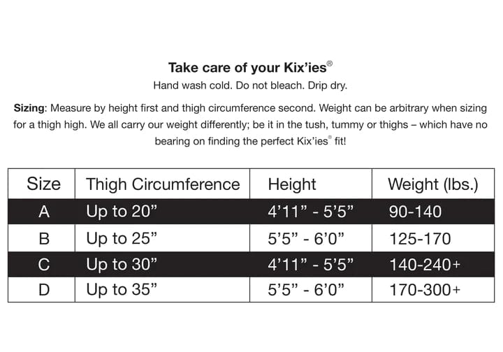 Kix'ies Lingerie Kix'ies Jenny Champagne Nude Thigh Highs