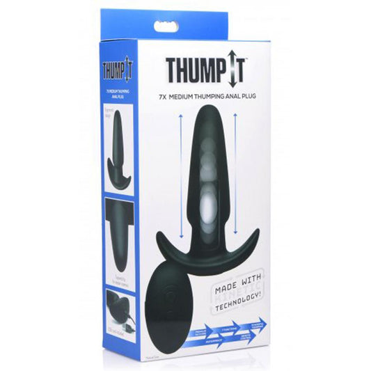 Thump It Medium Silicone Butt Plug - XOXTOYS
