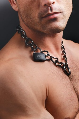 Tom of Finland Locking Chain Cuffs - XOXTOYS