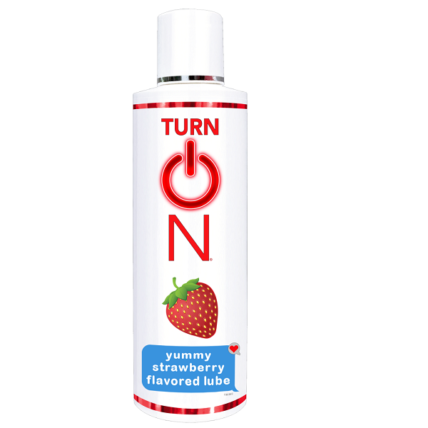 Turn On Strawberry Flavored lubricant-Lubes & Lotions-Turn On-XOXTOYS