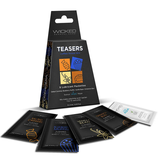 Wicked Teasers Coffee House Mix Packet Lubricant - XOXTOYS