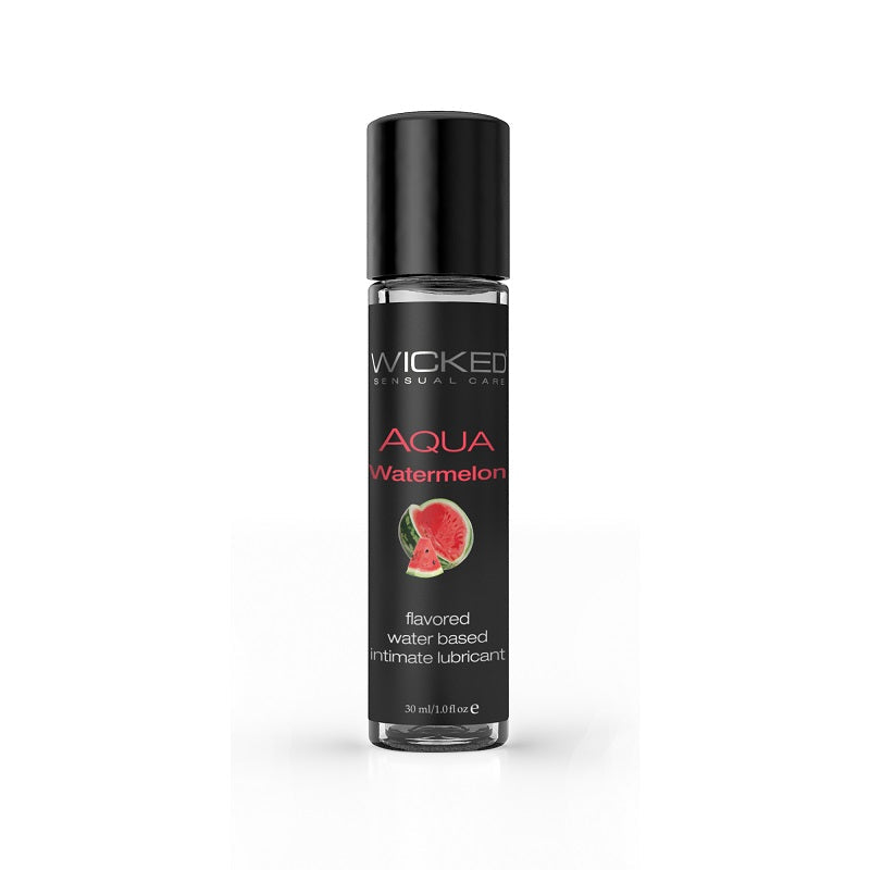 Wicked Aqua Watermelon Flavored Lubricant-Lubes & Lotions-Wicked-1oz-XOXTOYSUSA