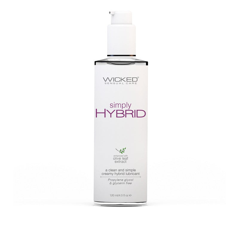 Wicked Simply Hybrid Lubricant-Lubes & Lotions-Wicked-4oz-XOXTOYSUSA