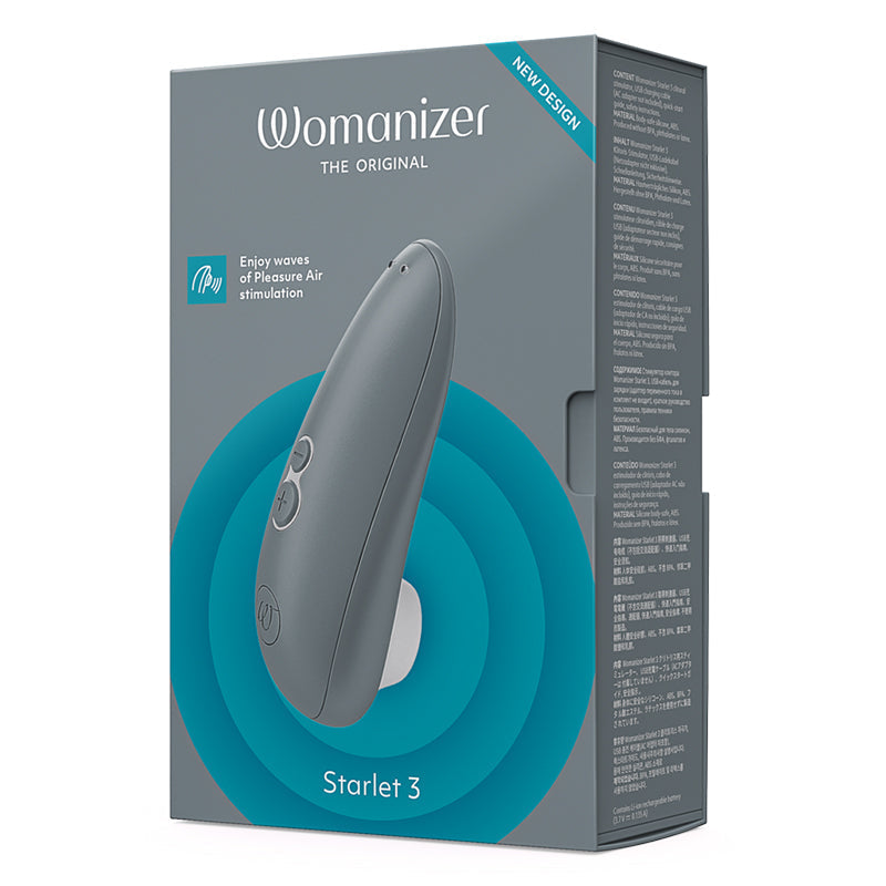 Womanizer Starlet 3 Clitoral Stimulator-Clitoral Stimulators-Womanizer-Gray-XOXTOYSUSA