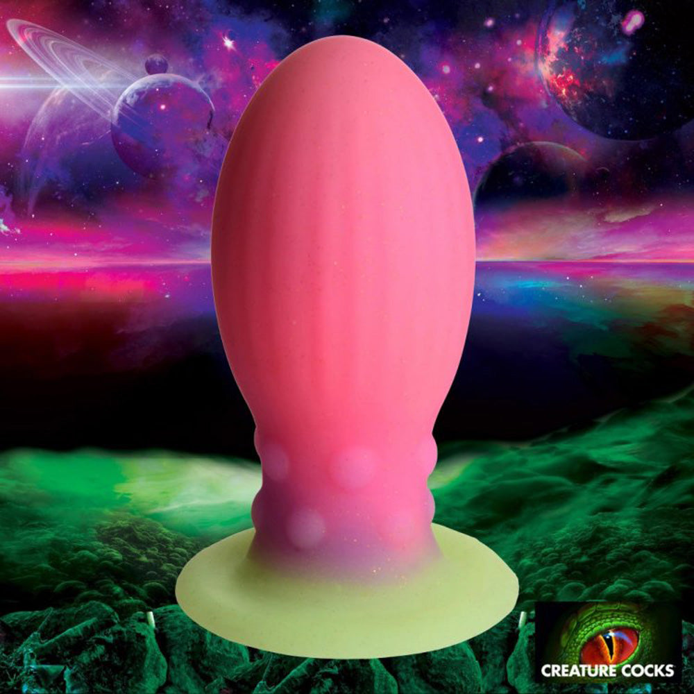 Creature Cocks Xeno Egg Glow in the Dark Silicone Egg - XOXTOYS