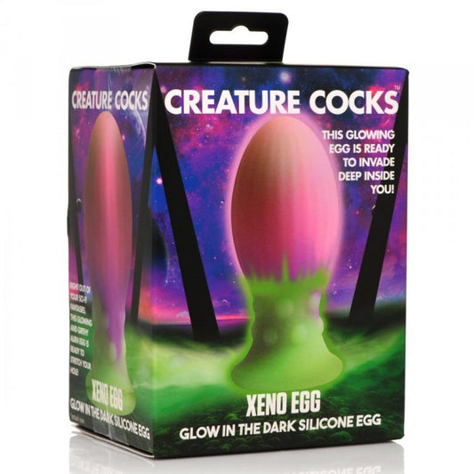 Creature Cocks Xeno Egg Glow in the Dark Silicone Egg - XOXTOYS