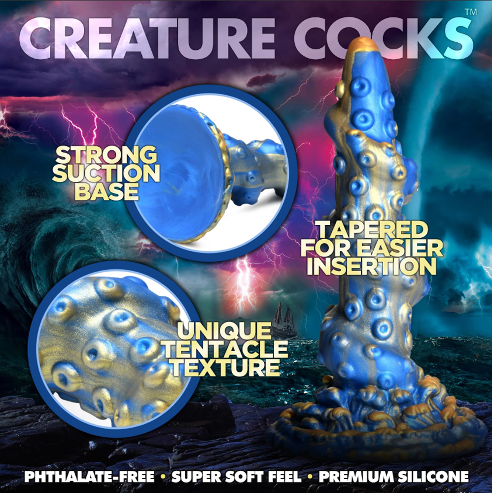 Creature Cocks Lord Kraken Tentacled Silicone Dildo - XOXTOYS