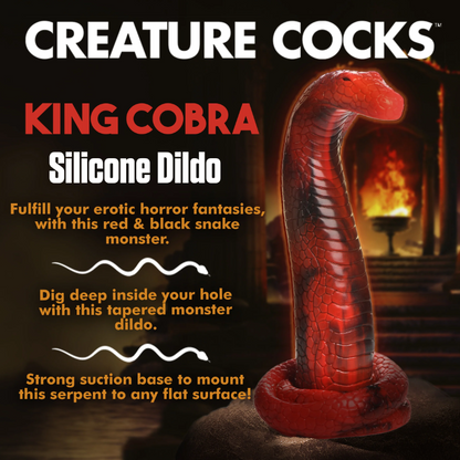Creature Cocks King Cobra Silicone Dildo - XOXTOYS