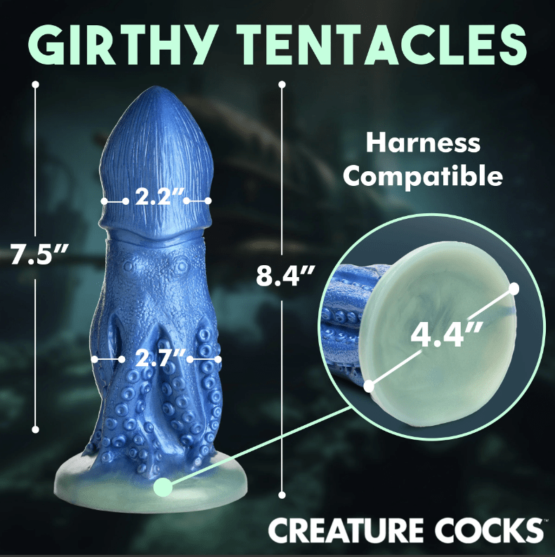 Creature Cocks Large Dildo's 9" + Creature Cocks Cocktopus Octopus Silicone Dildo