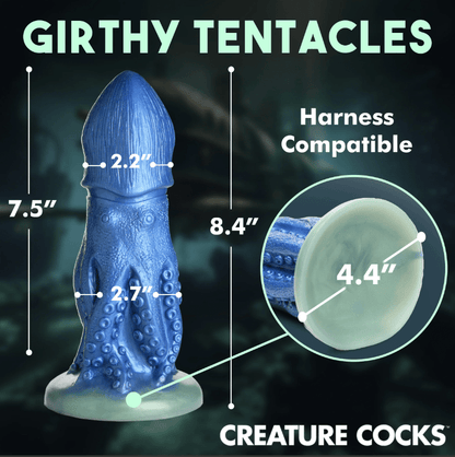 Creature Cocks Large Dildo's 9" + Creature Cocks Cocktopus Octopus Silicone Dildo