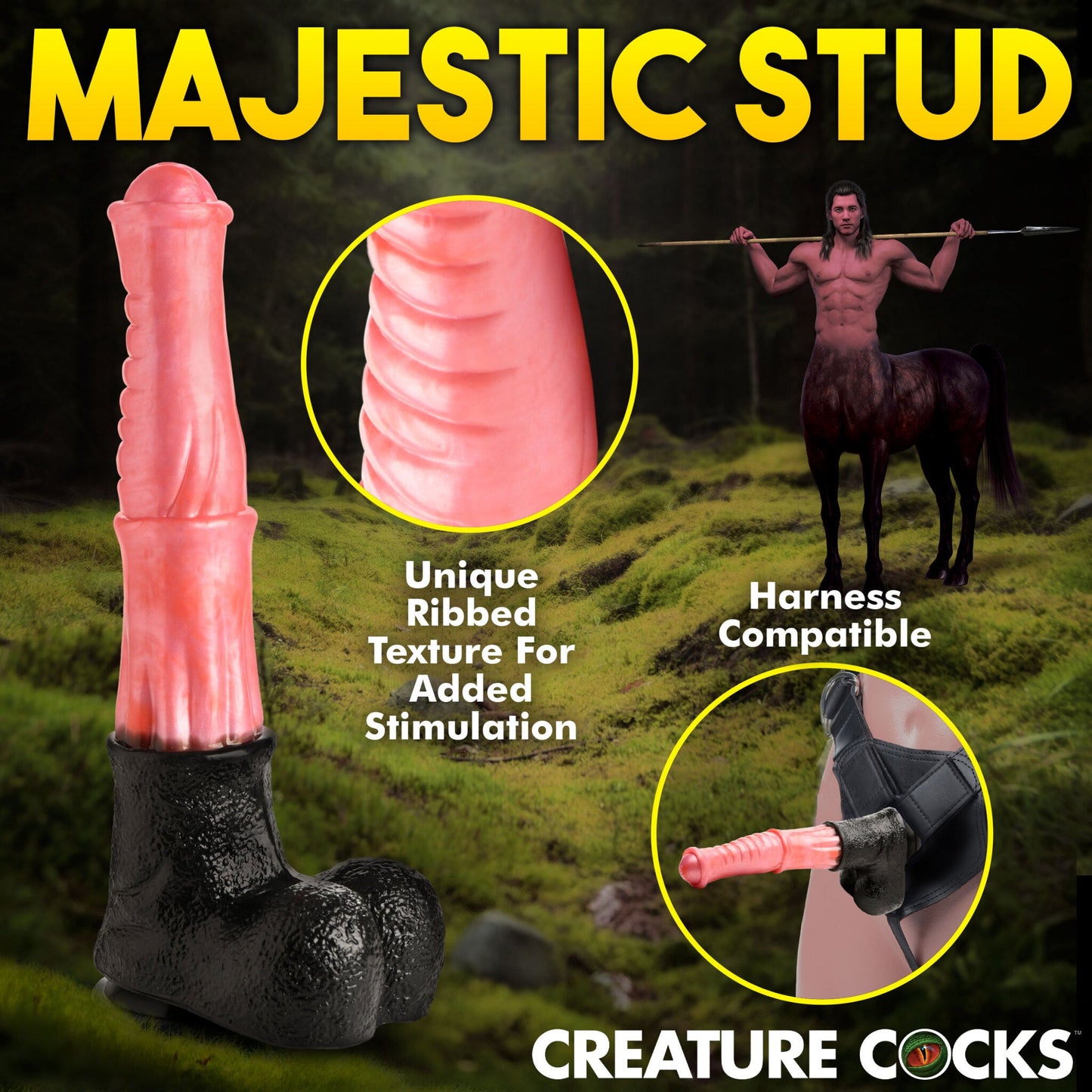 Creature Cocks Giant Centaur XL Silicone Dildo - XOXTOYS