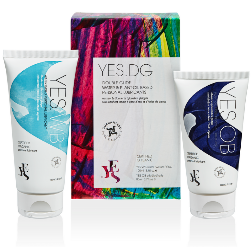 Yes DG (Double Glide) Water Based and Plant-Oil Based Combo Pack - XOXTOYS