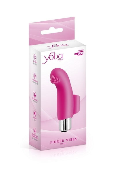 Yoba Heart Finger Vibrator - XOXTOYS