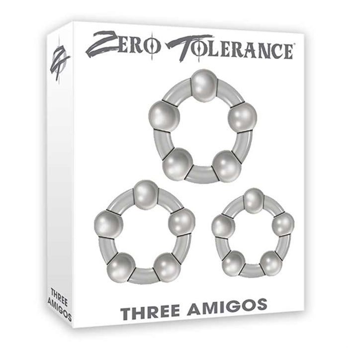 Zero Tolerance Three Amigos Cock Ring Set-Cock Rings-Zero Tolerance-XOXTOYS