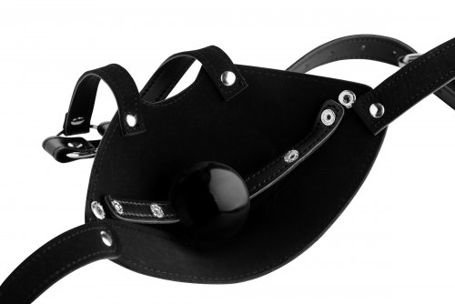 XR Brands Muzzle Harness With Ball Gag - XOXTOYS