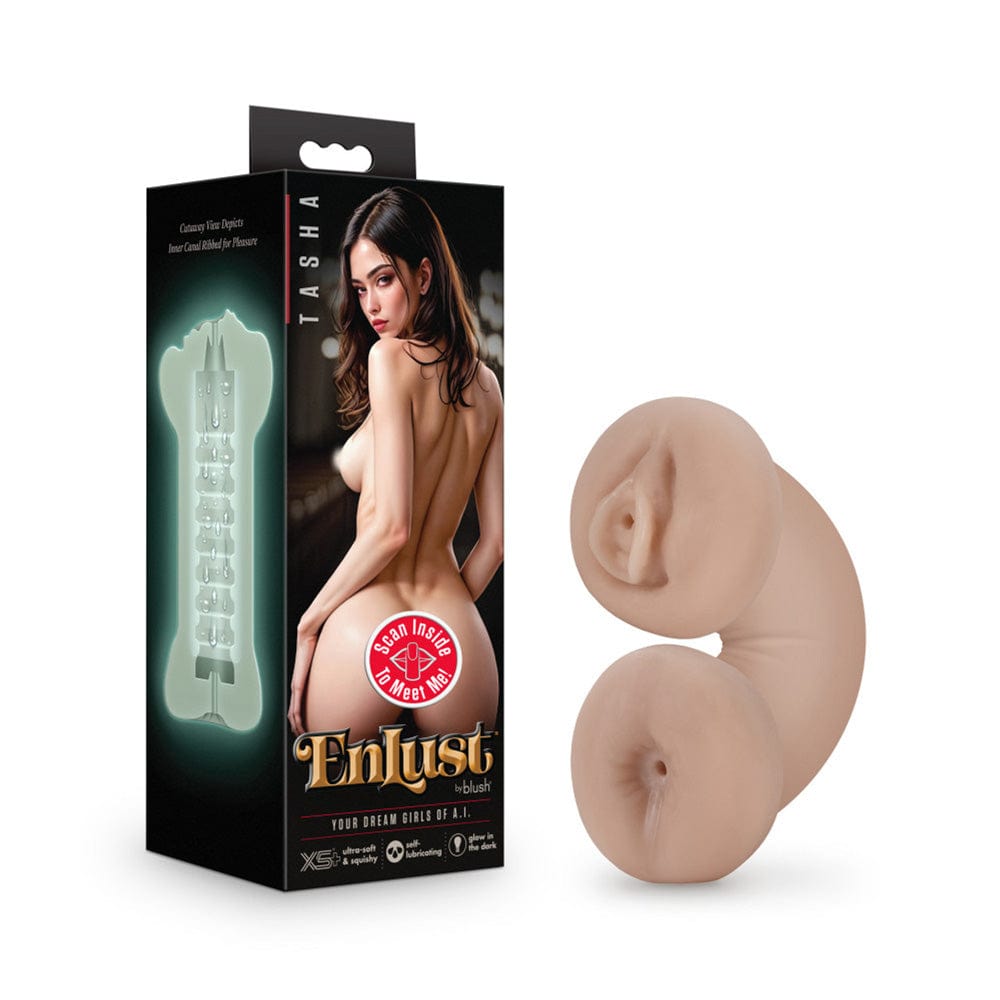 Blush EnLust Tasha AI Soft Glow in Dark Stroker - XOXTOYS