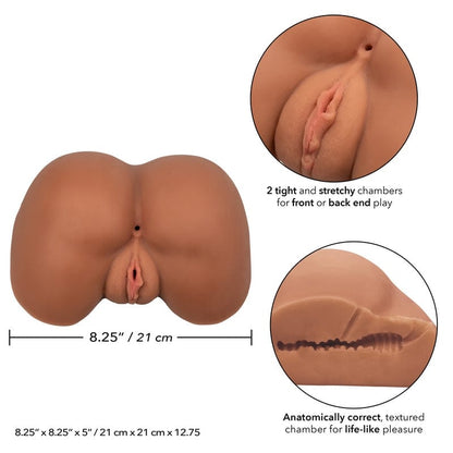 Calexotics Stroke It Life-Size Ass brown product detail