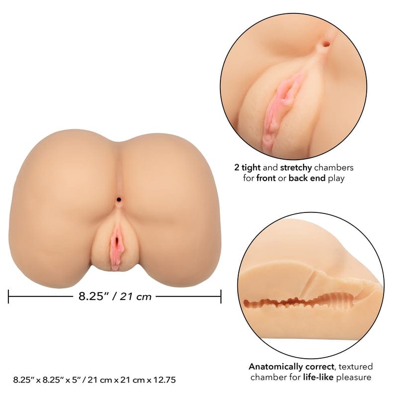 Calexotics Stroke It Life-Size Ass ivory product detail