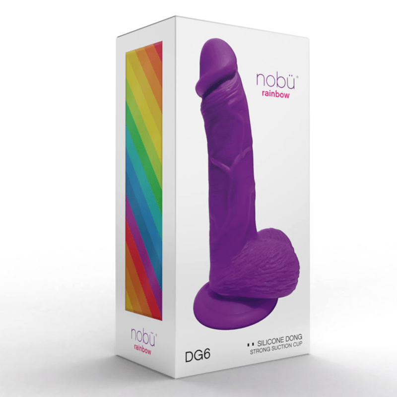 Nobu Rainbow DG6 Silicone Dong - XOXTOYS