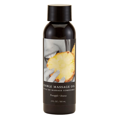 Earthly Body Pineapple Edible Massage Oil