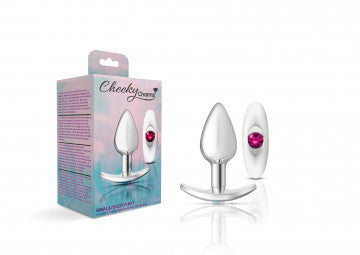 Cheeky Charms Silver Metal Butt Plug with Interchangeable Anchor - XOXTOYS