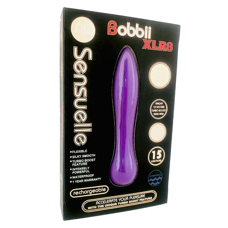 nü Sensuelle Bobbii XLR8 Vibrator-Vibrators-nü Sensuelle-Ultra Violet-XOXTOYS