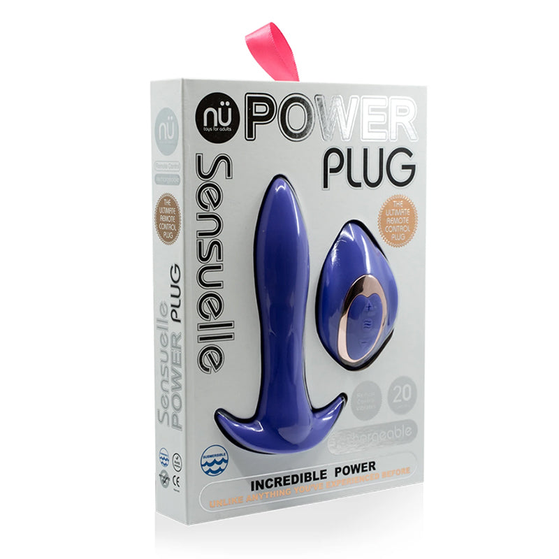 nü Sensuelle Remote Controlled Power Plug-Anal Toys-nü Sensuelle-Ultra Violet-XOXTOYS