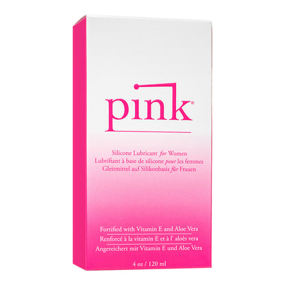 Empowered Products Pink Silicone Lube Glass Bottle - XOXTOYS