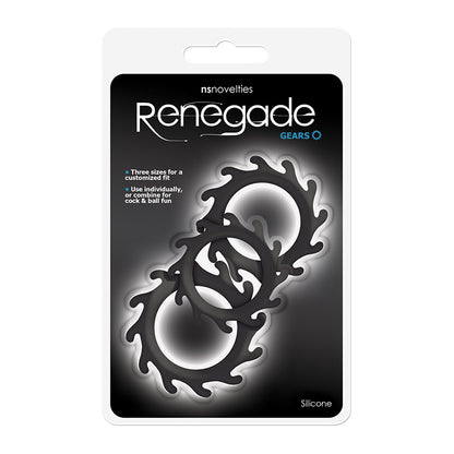 Renegade Gears 3 pack Cock Rings - XOXTOYS