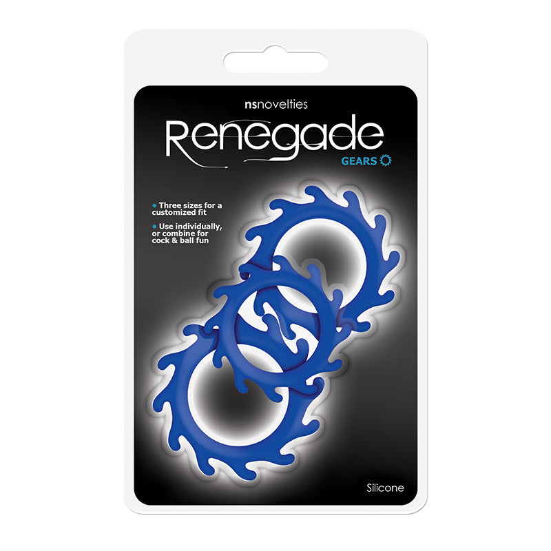 Renegade Gears 3 pack Cock Rings - XOXTOYS