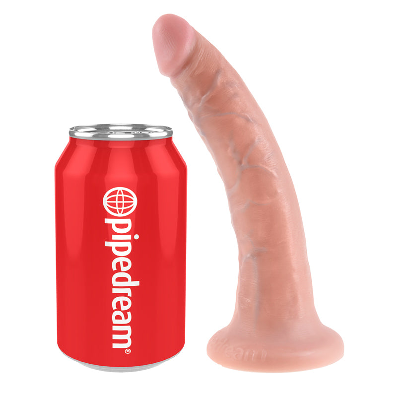Pipedream Products King Cock 7″ Cock Beige - XOXTOYS