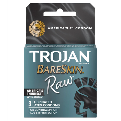 Trojan Bareskin Raw Condoms - XOXTOYS