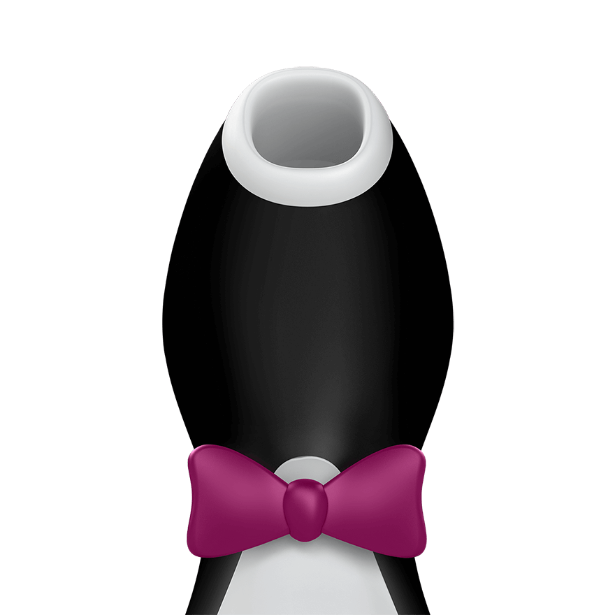 Satisfyer Penguin Air Pulse Stimulator silicone stimulation opening