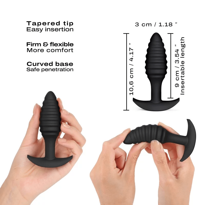 Spiral Anal Plug Premium Silicone XOXTOYS Spiral Anal Plug Premium Silicone XOXTOYS