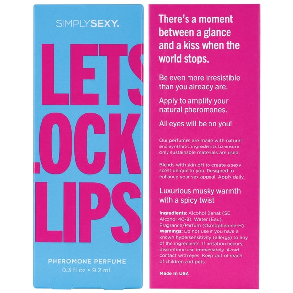 Simply Sexy Let's Lock Lips Pheromone Infused Perfume - XOXTOYS