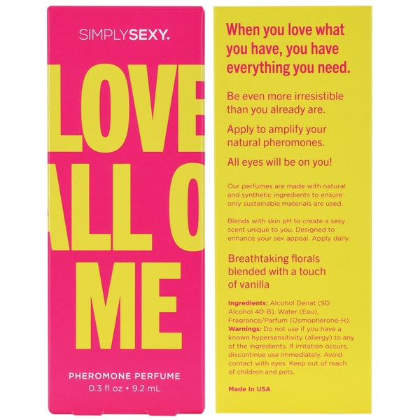 Simply Sexy Love All Of Me Pheromone Infused Perfume - XOXTOYS