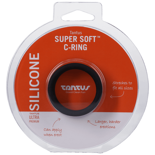Tantus Super Soft Cock Ring in Black