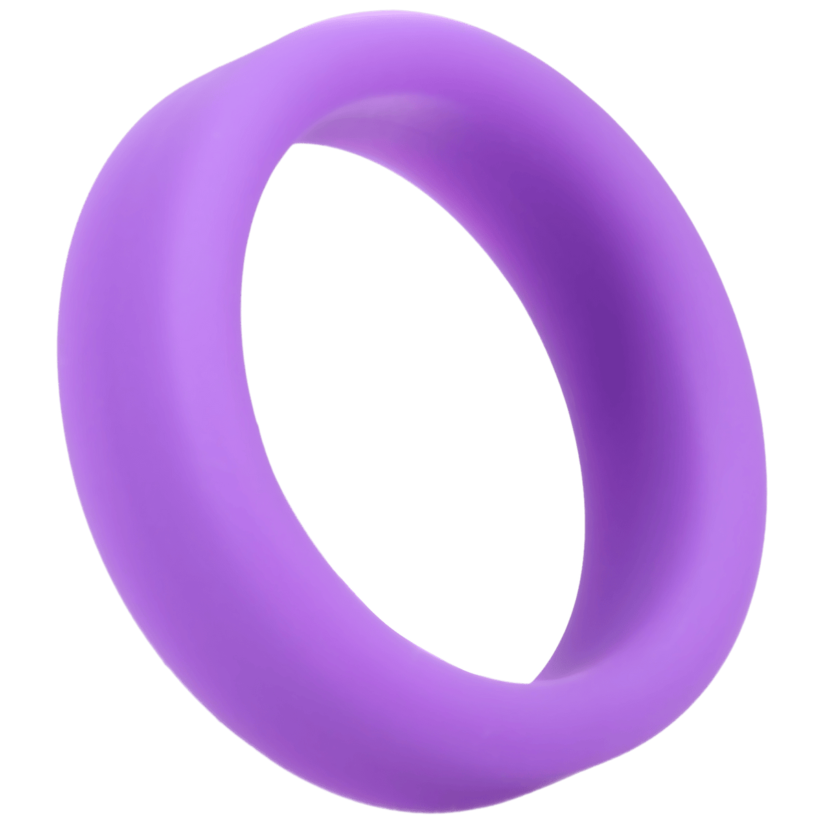 Tantus Super Soft Cock Ring Purple unpackaged
