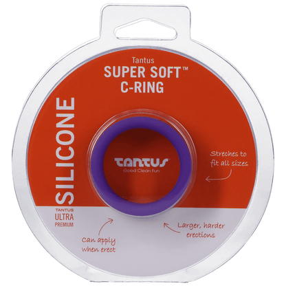 Tantus Super Soft Cock Ring in Purple
