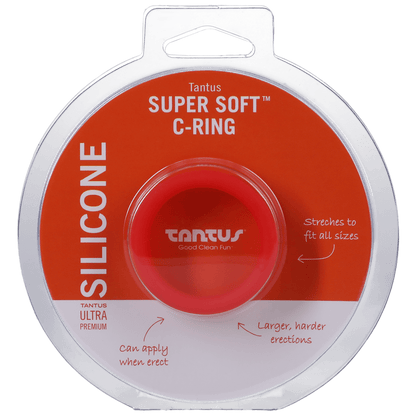 Tantus Super Soft Cock Ring in Red